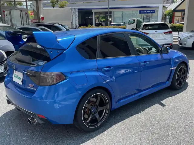 スバル インプレッサ ＷＲＸ STi 広島県 2007(平19)年 13万km WRブルーマイカ /登録時走行距離/　　　　　　　129784キロ/ターボ/4WD/社外ナビ/地デジ/レカロハーフレザーシート/スペアキー×１/ETC/新車時整備手帳/　　【保証書】/取扱説明書/