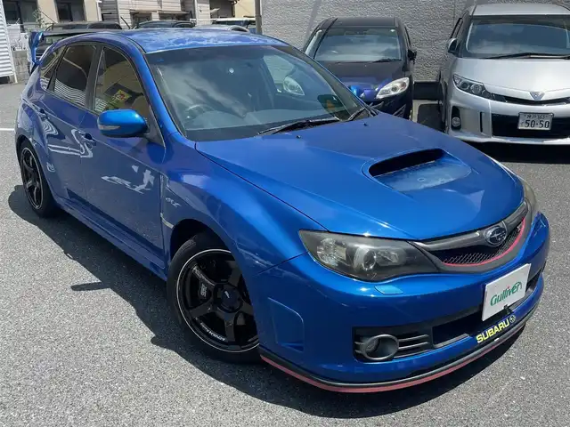 スバル インプレッサ ＷＲＸ STi 広島県 2007(平19)年 13万km WRブルーマイカ /登録時走行距離/　　　　　　　129784キロ/ターボ/4WD/社外ナビ/地デジ/レカロハーフレザーシート/スペアキー×１/ETC/新車時整備手帳/　　【保証書】/取扱説明書/