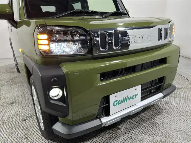 ダイハツ タフト G ターボ クロムベンチャー 大阪府 2022(令4)年 1.8万km フォレストカーキメタリック ガラスルーフ 純正ナビ(フルセグ/DVD再生/Bluetooth) バックカメラ 衝突軽減 レーダークルコン クリアランスソナー レーンアシスト アイドリングストップ シートヒーター