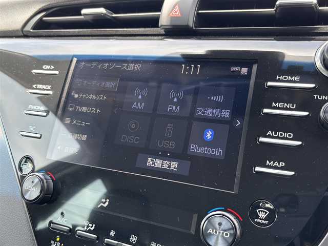 トヨタ カムリ WS 大分県 2020(令2)年 2.2万km スティールブロンドM ・純正オーディオ(CD.DVD.BT.SD.USB.Miracast)/・バックカメラ/・フルセグテレビ/・プリクラッシュセーフティ/・レーダークルコン/・コーナーセンサー/・ETC/・パドルシフト/・オートハイビーム/・ステアリングリモコン/・運転席パワーシート/・ブレーキホールド