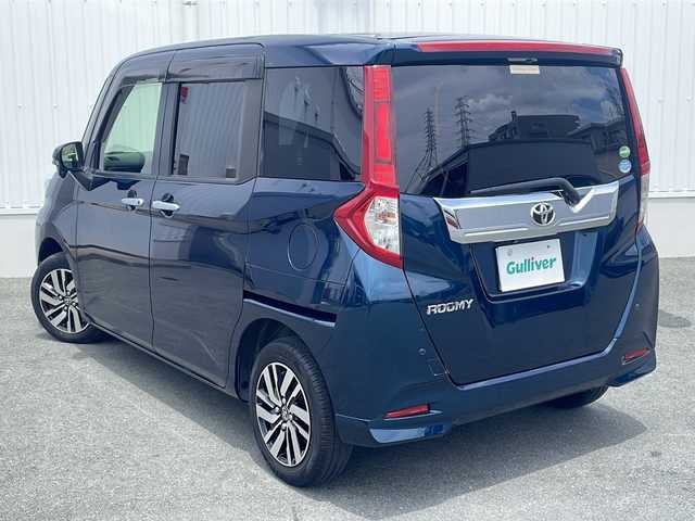 トヨタ ルーミー カスタムG S 三重県 2018(平30)年 5万km レーザーブルークリスタルシャイン 純正9型ナビ/バックカメラ/衝突軽減ブレーキ/レーンキープアシスト/先行車発進お知らせ/両側パワースライドドア/レーダークルーズコントロール/ステアリングリモコン/LEDヘッドライト/オートライト/フォグライト/社外ドライブレコーダー/社外レーダー/アイドリングストップ/純正アルミホイール/電動格納ミラー/禁煙車