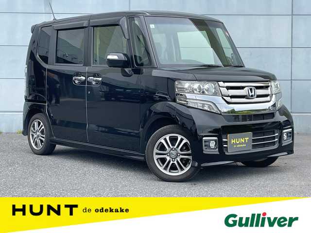 ホンダ Ｎ ＢＯＸ カスタム G SSパッケージ 千葉県 2017(平29)年 7.5万km クリスタルブラックパール 純正メモリナビ(VXM-175VFi)/・フルセグ/BT/DVD/CD/USB/バックカメラ/ステアリングスイッチ/ETC/片側パワースライドドア/シートヒーター(D/N席)/HIDヘッドライト/オートライト/フォグライト/スマートキー/プッシュスタート/純正フロアマット/サイドバイザー/純正14インチAW/電動格ミラー