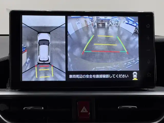 トヨタ ライズ G 三重県 2025(令7)年 0.2万km ナチュラルベージュマイカM ハイブリッド/FF/フロアCVT/純正 9インチ ディスプレイオーディオ/（FM/AM/TV/Bluetooth/USB/iPod/AppleCarPlay/AndroidAuto/HDMI）/【OP】パノラマモニター/ドライブレコーダー 前後/ビルトイン ETC2.0/スマートアシスト/・衝突警報機能（対車両・対歩行者）/・衝突回避支援ブレーキ機能（対車両・対歩行者）/・車線逸脱警報機能/・車線逸脱抑制制御機能（ステアリングアシスト機能）/・コーナーセンサー（前後2個）/・標識認識機能（進入禁止）/装備/・オートライト/・LED ヘッドランプ/・オートエアコン/・ステアリングスイッチ/・プッシュスタート/・電動格納ドアミラー/・パワーウインドウ/・パワーステアリング/・純正16inAW/・保/取/ディスプレイオーディオ取/・スマートキーx2/など
