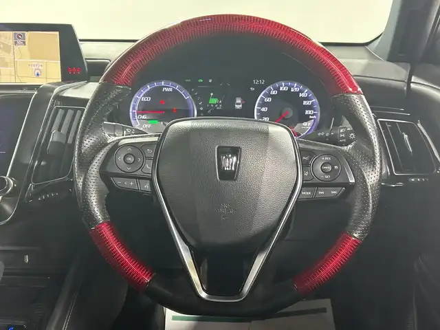 トヨタ クラウン ハイブリッド RS アドバンス 神奈川県 2020(令2)年 1.7万km ブラック メーカーナビゲーション/AM/FM/Bluetooth接続/フルセグTV/CD/DVD/USB/Miracast/電動ムーンルーフ/モデリスタエアロ（サイド/リア/マフラー）/前後ドライブレコーダー/ブラインドスポットモニター/バックカメラ/アダプティブクルーズコントロール/レザーシート/シートヒーター＋エアシート/前席パワーシート/ヘッドアップディスプレイ/スマートキー/スペアキー/ETC2.0/純正18インチアルミホイール/LEDヘッドライト/オートライト/オートマチックハイビーム/コーナーセンサー/横滑り防止装置/盗難防止装置/衝突被害軽減システム