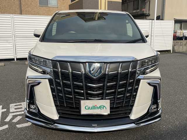 トヨタ アルファードハイブリット エグゼクティブ ラウンジ S 広島県 2019(令1)年 4.7万km ホワイトパールクリスタルシャイン /登録時走行距離/　　　　　　　46213キロ/4WD/メーカーナビ/パノラミックビューモニター/地デジ/JBLサウンドシステム/黒革シート/エアシート/PCS/純正フリップダウンモニター/モデリスタAW/nano/ビルトインETC/新車時整備手帳/　　【保証書】/取扱説明書/