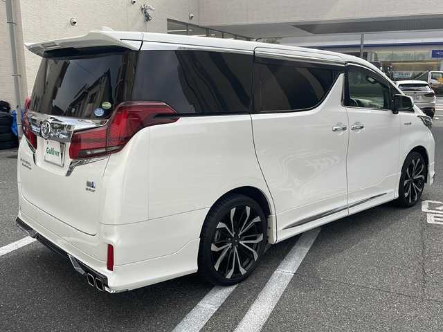 トヨタ アルファードハイブリット エグゼクティブ ラウンジ S 広島県 2019(令1)年 4.7万km ホワイトパールクリスタルシャイン /登録時走行距離/　　　　　　　46213キロ/4WD/メーカーナビ/パノラミックビューモニター/地デジ/JBLサウンドシステム/黒革シート/エアシート/PCS/純正フリップダウンモニター/モデリスタAW/nano/ビルトインETC/新車時整備手帳/　　【保証書】/取扱説明書/