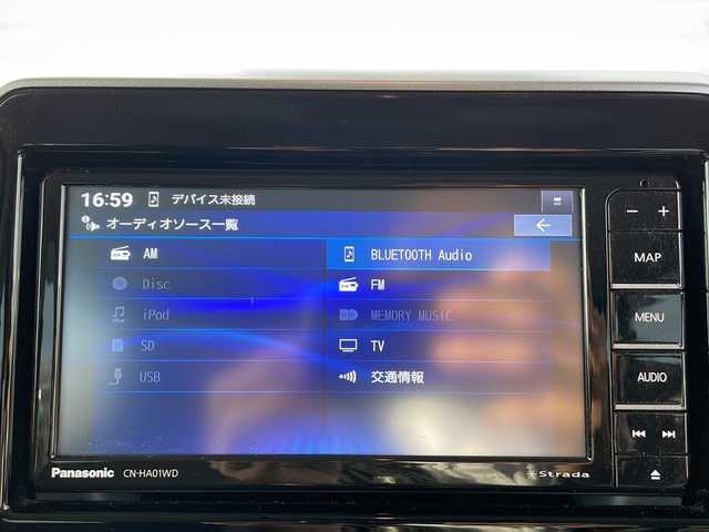 スズキ スペーシア HYBRID X 静岡県 2022(令4)年 3.2万km ピュアホワイトP 社外ナビ/地デジTV/社外CD/DVD/Bluetooth/バックカメラ/両側パワースライドドア/オートライト/リアセンサー/USB/スマートキー