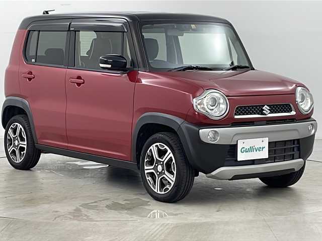 スズキ ハスラー X 道央・札幌 2018(平30)年 6.5万km フェニックスレッドパール/ブルーイッシュブラックパール ４ＷＤ/・社外ナビ＆ＴＶ＆ＢＴ＆ＤＶＤ＆ＣＤ＆ＵＳＢ/・バックカメラ　/・デュアルカメラブレーキサポート　/・アイドリングストップ/・クロールコントロール/・ダウンヒルアシストコントロール/・寒冷地仕様/・横滑り防止装置/・前席シートヒーター/・ドアミラーヒーター/・ステアリングスイッチ　/・ドアバイザー/・純正フロアマット/・フォグランプ/・オートライト　/・キセノンヘッドライト/・純正リモコンスターター/・冬タイヤ社外アルミ付き