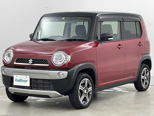 スズキ ハスラー X 道央・札幌 2018(平30)年 6.5万km フェニックスレッドパール/ブルーイッシュブラックパール ４ＷＤ/・社外ナビ＆ＴＶ＆ＢＴ＆ＤＶＤ＆ＣＤ＆ＵＳＢ/・バックカメラ　/・デュアルカメラブレーキサポート　/・アイドリングストップ/・クロールコントロール/・ダウンヒルアシストコントロール/・寒冷地仕様/・横滑り防止装置/・前席シートヒーター/・ドアミラーヒーター/・ステアリングスイッチ　/・ドアバイザー/・純正フロアマット/・フォグランプ/・オートライト　/・キセノンヘッドライト/・純正リモコンスターター/・冬タイヤ社外アルミ付き