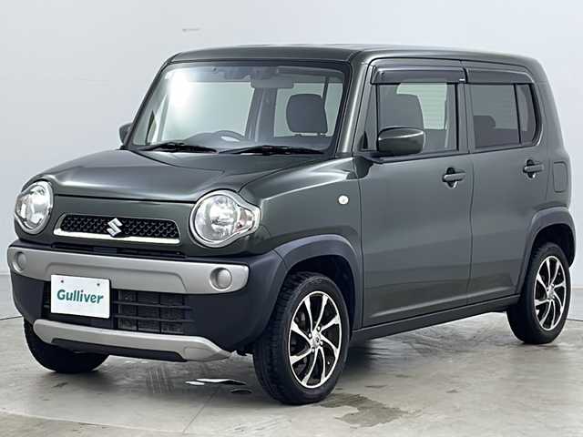 スズキ ハスラー G ターボ 道央・札幌 2019(平31)年 12.7万km クールカーキPM ・ワンオーナー/・純正ディスプレイオーディオ（CD＆DVD＆BT＆USB＆ipod）/・シートヒーター/・ビルトインETC/・アイドリングストップ/・運転支援機能（ステレオカメラ式）/・デュアルブレーキサポート/・誤発進抑制システム/・ふらつき警報/・先行車発進お知らせ機能/・車線逸脱警報システム/・ステアリングスイッチ/・純正フロアマット/・ダウンヒルアシスト/・グリップコントロール/・スマートキー/・スペアキー/・電格ミラー/・鉄鎮サマータイヤ積込
