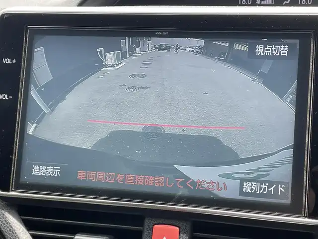 トヨタ ノア Si ダブルバイビー 滋賀県 2018(平30)年 6.3万km ブラック 禁煙車/純正10型ナビ/CD/DVD/Bluetooth/SD/フルセグTV/バックカメラ/フリップダウンモニター/ETC/両側パワースライドドア/クルーズコントロール/トヨタセーフティセンス/レーンキープアシスト/ドライブレコーダー/ハーフレザーシート/純正アルミホイール/アイドリングストップ/LEDヘッドライト/オートハイビーム