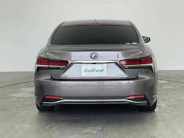 レクサス ＬＳ 500h Iパッケージ 愛知県 2017(平29)年 4.8万km マンガンラスター 三眼LEDヘッドライト/純正ナビ（フルセグ、CD、DVD、Bluetooth）/全方位カメラ/デジタルインナーミラー/BSM/シートヒーター、エアシート（D+N）/ハンドルヒーター/HUD/本革シート/パワーシート/パワーバックドア/ACC/衝突軽減ブレーキ/レーンキープアシスト/コーナーセンサー/オートハイビーム/オートライト/スマートキー/パドルシフト/フォグライト/純正19インチAW/純正フロアマット/横滑り防止装置