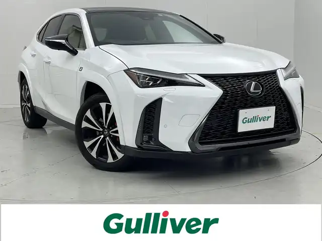 レクサス ＵＸ 200 Fスポーツエモーショナルエクスプローラ 茨城県 2023(令5)年 2.1万km ブラック/ホワイトノーヴァガラスフレーク 純正12.3型DA/全方位カメラ/フルセグ/サンルーフ/衝突被害軽減ブレーキ/車線逸脱抑制装置/レーダークルーズコントロール/オートマチックハイビーム/クリアランスソナー/BSM/ハンズフリーバックドア/ETC2.0/ドラレコ/シートヒーター/ベンチレーション/ステアリングヒーター/純正18インチAW/3眼LEDヘッドライト/スマートキー