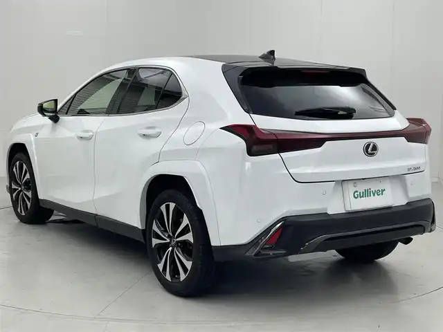 レクサス ＵＸ 200 Fスポーツエモーショナルエクスプローラ 茨城県 2023(令5)年 2.1万km ブラック/ホワイトノーヴァガラスフレーク 純正12.3型DA/全方位カメラ/フルセグ/サンルーフ/衝突被害軽減ブレーキ/車線逸脱抑制装置/レーダークルーズコントロール/オートマチックハイビーム/クリアランスソナー/BSM/ハンズフリーバックドア/ETC2.0/ドラレコ/シートヒーター/ベンチレーション/ステアリングヒーター/純正18インチAW/3眼LEDヘッドライト/スマートキー