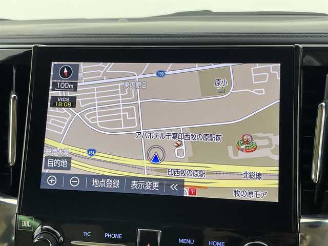 トヨタ アルファードハイブリット 千葉県 2023(令5)年 2.7万km ブラック トヨタセーフティーセンス/・プリクラッシュセーフティ/・レーントレーシングアシスト/・レーダークルーズコントロール/・アダクティブハイビームシステム/・オートマチックハイビーム/・パーキングサポートブレーキ/・ロードサインアシスト/・ブラインドスポットモニター/・インテリジェントクリアランスソナー/・デジタルインナーミラー/・パノラミックビューモニター/・インテリジェントパーキングアシスト/サンルーフ/両側パワースライドドア/純正メモリナビ/・CD/Bluetooth/フルセグTV/・JBLサウンド/フリップダウンモニター/全方位カメラ/デジタルインナーミラー/レザーシート/ベンチレーション/シートヒーター/ステアリングヒーター/オットマン/パワーバックドア/LEDオートヘッドライト/三眼シーケンシャルウィンカー/電子パーキングブレーキ/オートブレーキホールド/純正17インチアルミホイール/純正フロアマット/プッシュスタート/スマートキー/スペアキー1本/禁煙車