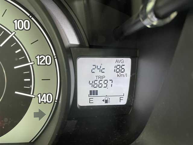 ホンダ Ｎ ＷＧＮ G 道央・札幌 2018(平30)年 4.7万km クリスタルブラックパール 登録時走行距離　46930km/社外オーディオ/電動格納ミラー/社外フロアマット/バニティミラー/ライトレベライザー/フロント間欠ワイパー/プッシュスタート/スマートキー/スペアキー×１/横滑り防止装置/ABS/取説/保証書