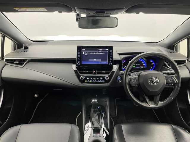 トヨタ カローラツーリング ハイブリッド ダブルバイビー 愛知県 2019(令1)年 5.3万km スパークリングブラックパールクリスタルシャイン 純９型ＤＡ　フルセグＴＶ　Ｂｌｕｅｔｏｏｔｈ　バックカメラ　トヨタセーフティセンス　衝突軽減　レーンキープ　黒ハーフレザー　電子パーキング　純正ドラレコ　ＥＴＣ　ワイヤレス充電　スマートキー　禁煙車