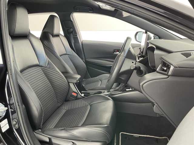 トヨタ カローラツーリング ハイブリッド ダブルバイビー 愛知県 2019(令1)年 5.3万km スパークリングブラックパールクリスタルシャイン 純９型ＤＡ　フルセグＴＶ　Ｂｌｕｅｔｏｏｔｈ　バックカメラ　トヨタセーフティセンス　衝突軽減　レーンキープ　黒ハーフレザー　電子パーキング　純正ドラレコ　ＥＴＣ　ワイヤレス充電　スマートキー　禁煙車