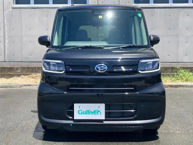 ダイハツ タント X セレクション 静岡県 2020(令2)年 2.1万km ブラックマイカメタリック スマートアシスト/コンフォータブルパック/社外7インチメモリーナビ(CN-RE06WD)/　AM FM CD DVD Bluetooth SD/ビルトインETC/LEDオートヘッドランプ/シートヒーター(前席)/前後方クリアランスソナー/片側パワースライドドア/センターピラーレス/充電用USBポート/スマートキー2本/フルセグTV/バックモニター/前後方ドライブレコーダー