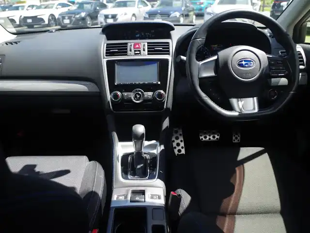 スバル レヴォーグ 1．6GT－S アイサイト 千葉県 2015(平27)年 5.1万km スティールブルーグレーM アイサイト/純正ダイヤトーンサウンドナビ/【DVD/CD再生機能　Bluetooth接続】/バックカメラ/革巻きステアリング/パドルシフト/ETC/LEDヘッドライト/フォグライト/ウインカーミラー/純正18インチアルミホイル/サイド/カーテンエアバッグ/スマートキー