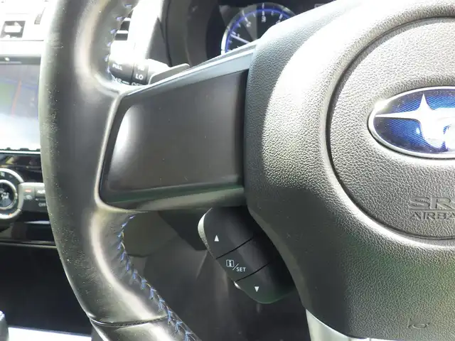 スバル レヴォーグ 1．6GT－S アイサイト 千葉県 2015(平27)年 5.1万km スティールブルーグレーM アイサイト/純正ダイヤトーンサウンドナビ/【DVD/CD再生機能　Bluetooth接続】/バックカメラ/革巻きステアリング/パドルシフト/ETC/LEDヘッドライト/フォグライト/ウインカーミラー/純正18インチアルミホイル/サイド/カーテンエアバッグ/スマートキー