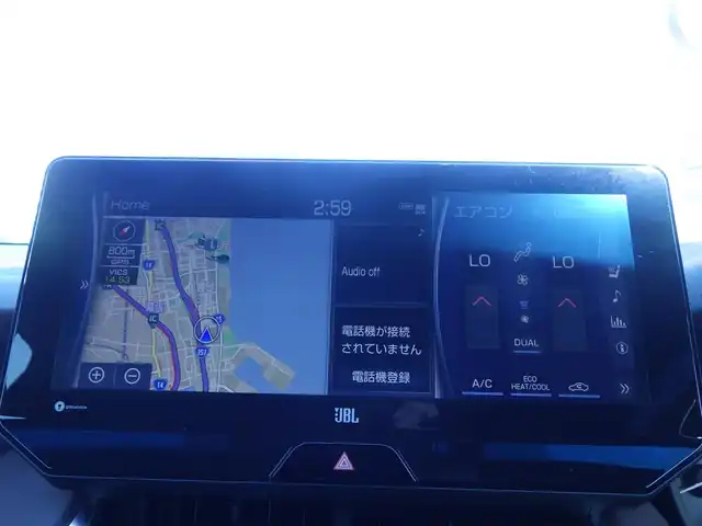 トヨタ ハリアー Z レザーパッケージ 千葉県 2020(令2)年 5.1万km ホワイトパールクリスタルシャイン Toyota Safety Sense/・プリクラッシュセーフティ/・レーンディパーチャーアラート/・オートハイビーム/・レーダークルーズコントロール/・ブラインドスポットモニター/ヘッドアップディスプレイ/パワーバックドア/ブラックレザーシート/前席パワーシート/エアシート/シートヒーター/純正コネクティッドナビ/地デジTV/【Bluetooth接続】/パノラミックビューモニター/ドライブレコーダー/置くだけ充電/革巻きステアリング/ステアリングヒーター/ステアリングスイッチ/ETC（2.0）/LEDヘッドライト/フォグライト/ウインカーミラー/クリアランスソナー/純正19インチアルミホイル/サイド/カーテンエアバッグ/スマートキー