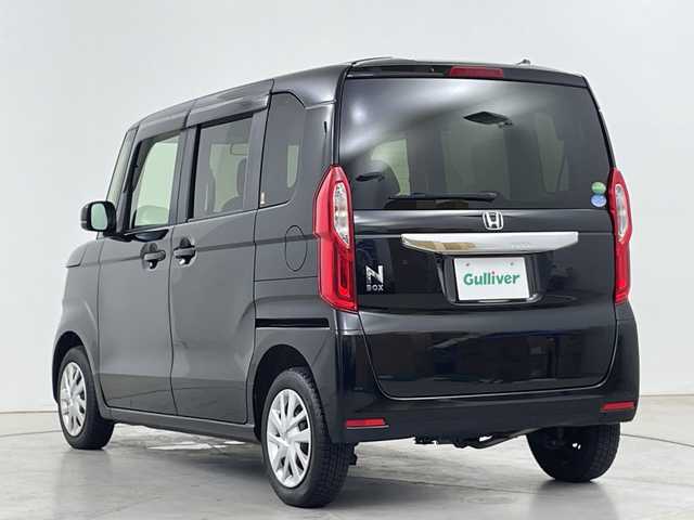 ホンダ Ｎ ＢＯＸ G 道央・札幌 2019(平31)年 5.8万km クリスタルブラックパール ・4WD/・純正オーディオ/・CD/AUX/・両側スライドドア/・運転席＆助手席シートヒーター/・LEDヘッドライト/・スマートキー/プッシュスタート/・横滑り防止装置/盗難防止装置/・ABS/・Wエアバック