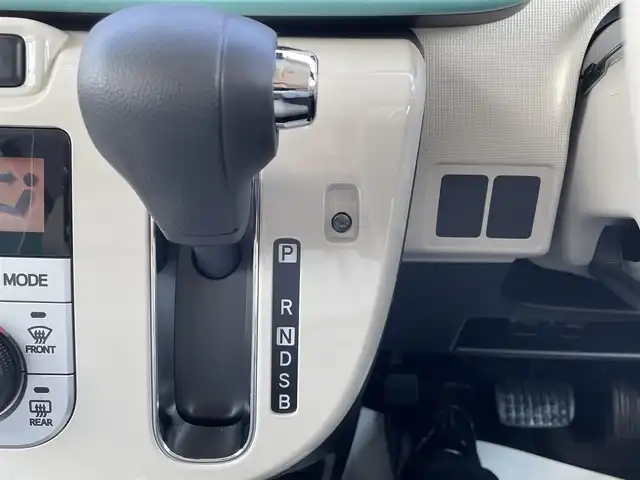 ダイハツ ムーヴ キャンバス G ホワイトアクセント リミテッド SAⅢ 岡山県 2020(令2)年 1.6万km ファインミントメタリック 純正ナビ　NSZN-W70D/フルセグTV、CD、DVD、Bluetooth、AM、FM/全方位カメラ/両側パワースライドドア/純正前方ドライブレコーダー/スマートアシスト3/・衝突回避支援ブレーキ/・誤発進抑制機能/・オートハイビーム/・先行車発進お知らせ機能/・車線はみだし警報