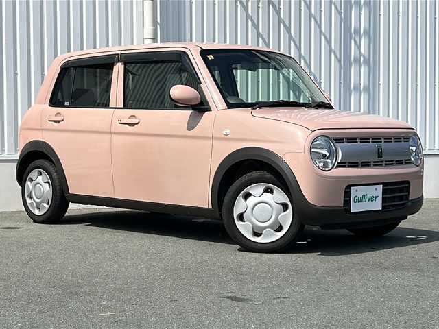 スズキ ラパン G 三重県 2018(平30)年 4万km コフレピンクパールメタリック 社外ナビ/社外ドライブレコーダー/衝突軽減ブレーキ/スペアキー/ヘッドライトレベライザー/フロアマット/ドアバイザー/ダブルエアバック/シートリフター/横滑り防止/プッシュスタート/スマートキー/禁煙車