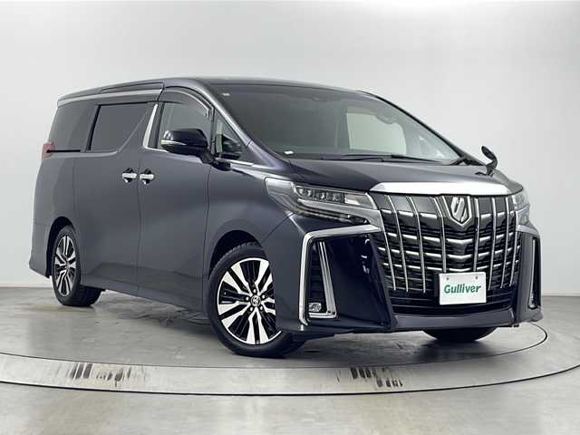 トヨタ アルファード S Cパッケージ 埼玉県 2020(令2)年 4.5万km スパークリングブラックパールクリスタルシャイン モデリスタエアロ　/後席モニター　/社外ナビ　/　AM/FM/CD/DVD/BT/バックカメラ　/ビルトインＥＴＣ　/電動リアゲート　/シートヒーター　/エアシート　/ステアリングヒーター　/メモリ付きパワーシート　/両側パワースライドドア/レーダークルーズコントロール　/レーンキープアシスト/衝突軽減システム/コーナーセンサー/電子パーキング/オートブレーキホールド/ＬＥＤヘッドライト/オートマティックハイビーム/フォグランプ/オットマン/純正アルミホイール/純正フロアマット