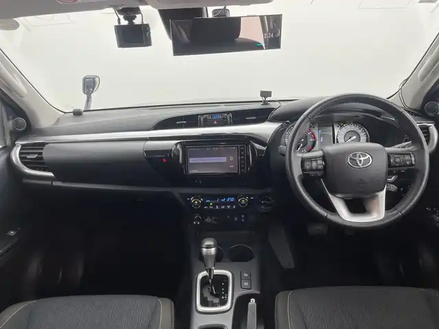 トヨタ ハイラックス Z 三重県 2021(令3)年 1.9万km ダークブルーマイカ /禁煙車//純正7型ナビ/　フルセグTV/Bluetooth//TRD製格納ステップ//コーナーセンサー//フォグライト//レーダークルーズコントロール//純正アルミホイール//前後ドラレコ//バックカメラ//鍵付きトノカバー//ヒッチメンバー//ETC//ステアリングスイッチ//プッシュスタート//スマートキー