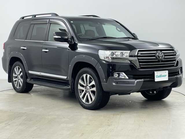 トヨタ ランドクルーザー ZX 道央・札幌 2019(令1)年 5.7万km アティチュードブラックマイカ ・ワンオーナー/・純正ナビ&DVD&CD&SD&MSV&USB&AUX&BT/・サンルーフ/・全周囲カメラ/・フロント/サイドカメラ/・トヨタセーフティセンス/・衝突被害軽減ブレーキ/・LDA/・BSM/・横滑り防止/・コーナーセンサー/・クルーズコントロール/・前席/セカンドパワーシート/・メモリ付シート/・前席/セカンドシートヒーター/・前席エアシート/・茶レザーシート/・サードシート電動格納/・ドライブレコーダー/・ビルトインETC2.0/・ステアリングスイッチ/・純正ドアバイザー/・純正フロアマット/・トランクフロアマット/・電動格納ウインカードアミラー(オート機能付き)/・純正LEDヘッドライト/・純正フォグランプ/・オートライト/・オートハイビーム/・純正２０インチアルミホイール/・社外エアロ/・ルーフレール/・スマートキー×２