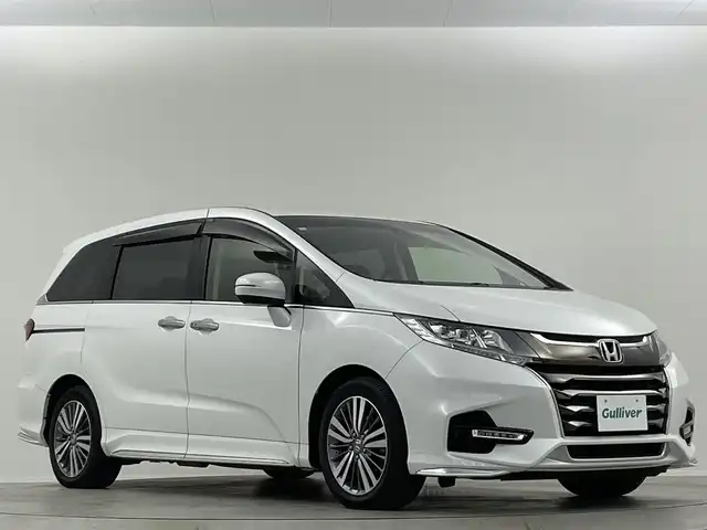 ホンダ オデッセイ G エアロ ホンダセンシング 埼玉県 2018(平30)年 1.7万km プラチナホワイトパール 純正９型ナビ　両側電動　Ｂカメラ　ＥＴＣ　フルセグＴＶ　アダプティブクルーズコントロール　レーンキープ　ＬＥＤヘッドライト　純正フロアマット　スマートキー　ＨＤＭＩ　Ｂｌｕｅｔｏｏｔｈ