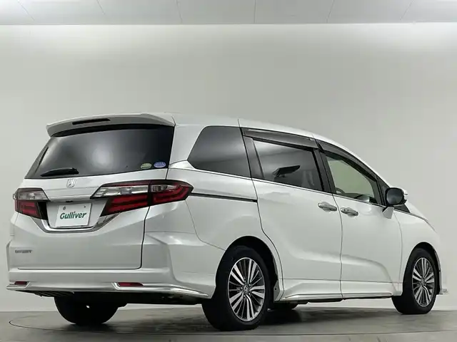 ホンダ オデッセイ G エアロ ホンダセンシング 埼玉県 2018(平30)年 1.7万km プラチナホワイトパール 純正９型ナビ　両側電動　Ｂカメラ　ＥＴＣ　フルセグＴＶ　アダプティブクルーズコントロール　レーンキープ　ＬＥＤヘッドライト　純正フロアマット　スマートキー　ＨＤＭＩ　Ｂｌｕｅｔｏｏｔｈ