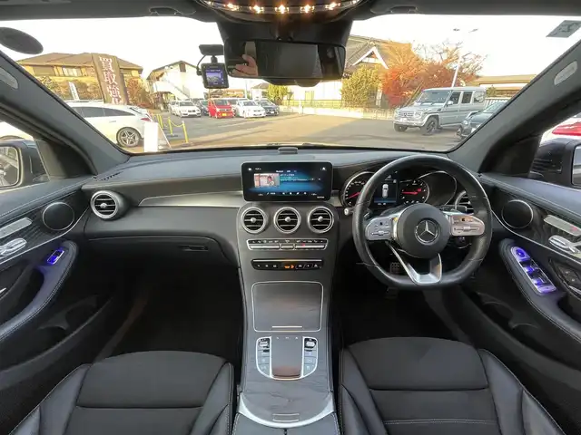 メルセデス・ベンツ ＧＬＣ２２０ d 4マチック AMGライン 栃木県 2020(令2)年 6.7万km グレー レーダーセーフティパッケージ/スライディングサンルーフ/ハーフレザー/パワーシート/全席シートヒーター/ナビ/フルセグTV/全方位カメラ/ETC/アンビエントライト/ACC/レーンキープアシスト/ブラインドスポット/パークトロニック/ワイヤレスチャージ/ドライブレコーダー/パワーテールゲート/LEDヘッドライト