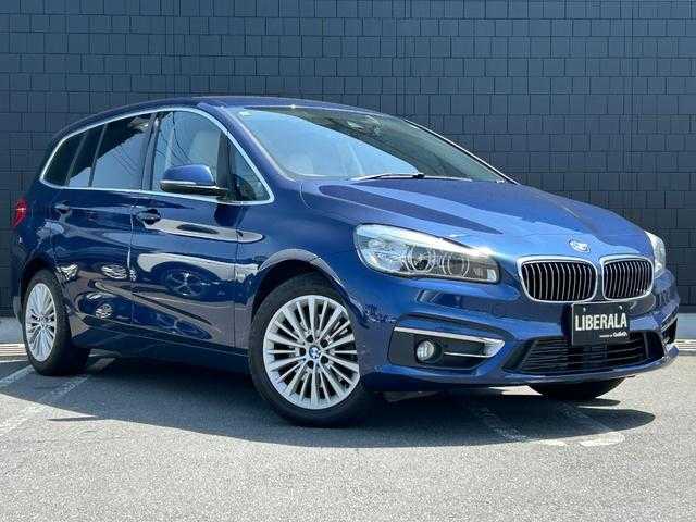 ＢＭＷ ２１８ｄ グランツアラー ラグジュアリー 埼玉県 2017(平29)年 4.8万km メディテラニアンブルー ベージュ革/シートヒーター/純正ナビゲーション/(Bluetooth/USB)/バックカメラ/オートテールゲート/スマートキー/HIDヘッドライト