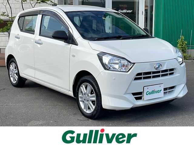 ダイハツ ミラ イース L SAⅢ 青森県 2023(令5)年 1.1万km ホワイト 4WD/純正オーディオ/CK-W70D/CD・FM・AM・AUX/スマートアシストIII/衝突回避支援ブレーキ/車線逸脱警報機能/誤発進抑制制御機能/オートハイビーム/前後コーナーセンサー/純正ドライブレコーダー/リモコンキー/規格外14インチアルミ/スペアキー/純正フロアマット