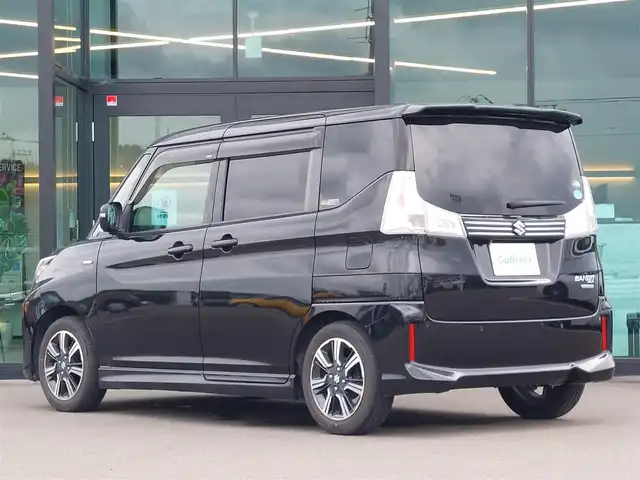 スズキ ソリオ バンディット HV MV 東京都 2019(平31)年 7万km スーパーブラックパール 社外ナビ/全方位モニター/ビルトインETC/両側パワースライドドア/シートヒーター/パドルシフト/衝突軽減ブレーキ/レーンキープアシスト/レーダークルーズコントロール/スマートキー/純正15インチAW