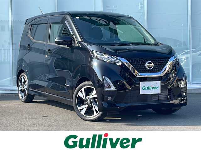 日産 デイズ HWS G ターボ プロパイロットED 神奈川県 2021(令3)年 0.8万km ブラック 純正9インチメモリナビ/CD/DVD/フルセグ/Bluetooth/【MM320D-L】/全方位カメラ/プロパイロッド/追従型クルーズコントロール/シートヒーター/ドライブレコーダー/ターボ/純正フロアマット/ドアバイザー/LEDヘッドライト/フォグ/ステアリングスイッチ/プッシュスタート/スマートキー
