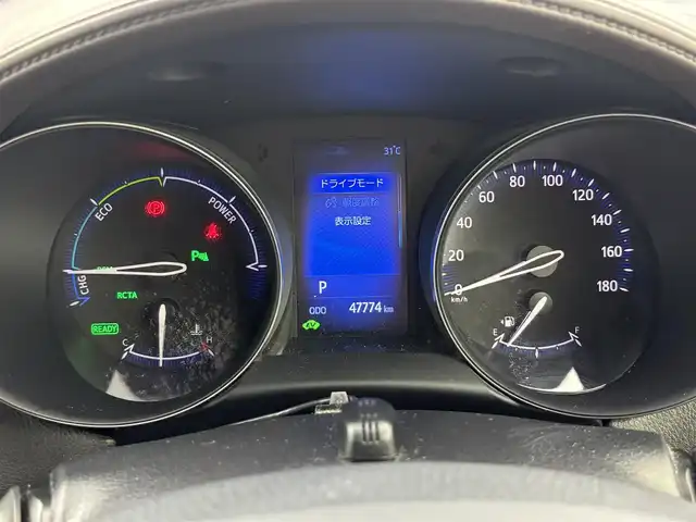 トヨタ Ｃ－ＨＲ G LEDエディション 福井県 2017(平29)年 4.8万km メタルストリームM 純正ナビゲーション/型式：NSZT-Y66T/【AM/FM/CD/Bluetooth/フルセグTV】/バックカメラ/ETC/衝突軽減ブレーキ/クルーズコントロール（追従有）/車線逸脱警報機能/ハーフレザーシート/シートヒーター（運転席/助手席）/オートライト/LEDヘッドライド/フォグランプ/プッシュスタート/スマートキー/スペアキー/純正フロアマット/ドアバイザー