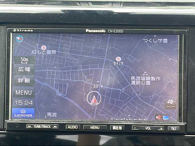 三菱 ｅＫカスタム T e－アシスト 茨城県 2015(平27)年 5.1万km レッドメタリック バックカメラ/LEDオートライト/社外ナビ　CD/DVD/ワンセグ/純正フロアマット/純正アルミホイール/電格ミラー/衝突軽減ブレーキ/スマートキー