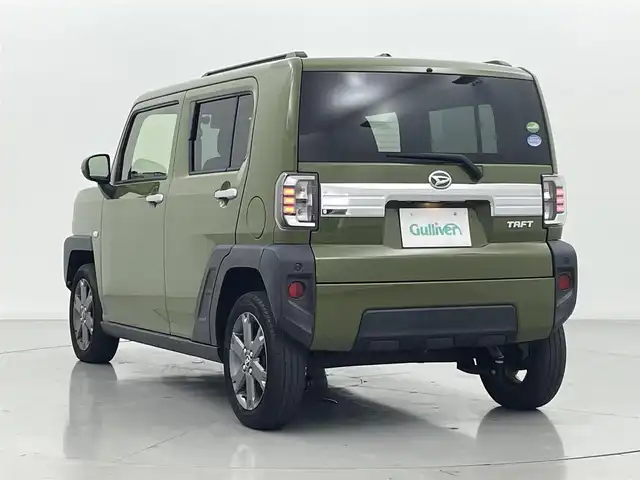ダイハツ タフト G ターボ 熊本県 2020(令2)年 2.7万km フォレストカーキメタリック ガラスルーフ　/純正ナビNMZK-W68D（ＣＤ・ＤＶＤ・ワンセグ・ＢＴ）/純正前方ドライブレコーダー　/バックカメラ　/ＥＴＣ　/クルーズコントロール/前席シートヒーター　/前後クリアランスソナー　/衝突軽減ブレーキ　/横滑り防止　/アイドリングストップ/社外フロアマット/純正１５インチAW/オートライト/LEDヘッドライト/フォグライト/スマートキー/プッシュスタート