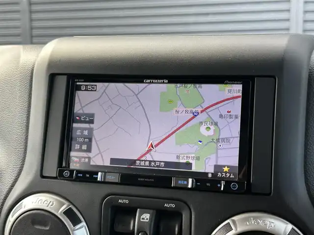 クライスラー・ジープ ジープ ラングラー アンリミテッド サハラ 茨城県 2018(平30)年 6.2万km 白 ワンオ-ナ- /茶革 /シートヒーター /ナビ /TV /B/Sカメラ /LED /ハードトップ背面タイヤカバー /シルバーフューエルキャップ /クルーズコントロール /BT/DVD/CD /ETC /ルーフラック /純正アルミ付きサマータイヤ有り /禁煙車