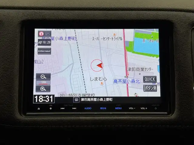 ホンダ ヴェゼル ハイブリッド RS ホンダセンシング 三重県 2017(平29)年 4.3万km プレミアムクリスタルレッドM ハイブリッド/FF/MTモード付フロア7DCT i-DCD/純正 8インチナビ VXM-175VFEi/（CD/DVD/FM/AM/TV/Music Rack/iPod/SD/USB/Bluetooth/VTR/AUX/HDMI/AppleCarPlay）/バックカメラ/ドライブレコーダー 前方/ビルトイン ETC/Honda SENSING/・衝突軽減ブレーキ［CMBS］/・車線維持支援システム［LKAS］/・アダプティブクルーズコントロール［ACC］/・路外逸脱抑制機能/・標識認識機能/・リアクティブフォースペダル［RFP］/装備/・ハーフレザーシート/・シートヒーター（D/N）/・左右独立オートエアコン/・パドルシフト/・電子パーキングブレーキ＋オートブレーキホールド/・自動防眩ルームミラー/・熱線入りフロントワイパー/・ステアリングスイッチ/・後席チップアップ機能/・純正18inAW/・プッシュスタート/・スマートキーx2/・保/取/ナビ取/など