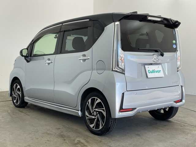 ダイハツ ムーヴ カスタム RS ハイパーLTD SAⅢ 滋賀県 2019(令1)年 6.4万km ブラックマイカメタリック/ブライトシルバーメタリック 2トーン ・純正ナビ/Bluetooth/CD/DVD/TV/SD/・全方位カメラ/・ビルトインETC/・スマートアシストIII/衝突回避支援ブレーキ機能/衝突警報機能/誤発進抑制制御機能（前方・後方）/オートハイビーム/先行車発進お知らせ機能/車線はみ出し警報/・ハーフレザーシート/・シートヒーター/・ドライブレコーダー/・ＬＥＤヘッドライト/・純正15インチアルミホイール/・純正フロアマット/・スマートキー