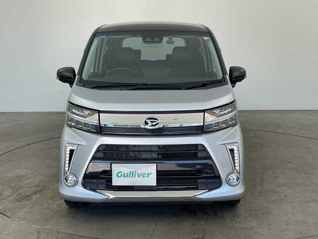 ダイハツ ムーヴ カスタム RS ハイパーLTD SAⅢ 滋賀県 2019(令1)年 6.4万km ブラックマイカメタリック/ブライトシルバーメタリック 2トーン ・純正ナビ/Bluetooth/CD/DVD/TV/SD/・全方位カメラ/・ビルトインETC/・スマートアシストIII/衝突回避支援ブレーキ機能/衝突警報機能/誤発進抑制制御機能（前方・後方）/オートハイビーム/先行車発進お知らせ機能/車線はみ出し警報/・ハーフレザーシート/・シートヒーター/・ドライブレコーダー/・ＬＥＤヘッドライト/・純正15インチアルミホイール/・純正フロアマット/・スマートキー