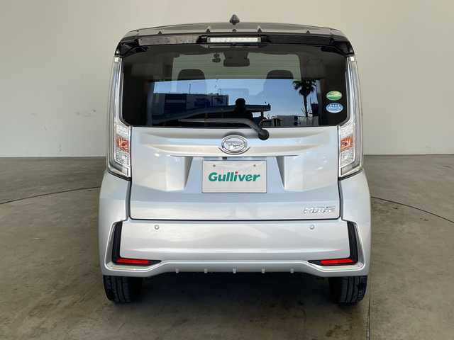 ダイハツ ムーヴ カスタム RS ハイパーLTD SAⅢ 滋賀県 2019(令1)年 6.4万km ブラックマイカメタリック/ブライトシルバーメタリック 2トーン ・純正ナビ/Bluetooth/CD/DVD/TV/SD/・全方位カメラ/・ビルトインETC/・スマートアシストIII/衝突回避支援ブレーキ機能/衝突警報機能/誤発進抑制制御機能（前方・後方）/オートハイビーム/先行車発進お知らせ機能/車線はみ出し警報/・ハーフレザーシート/・シートヒーター/・ドライブレコーダー/・ＬＥＤヘッドライト/・純正15インチアルミホイール/・純正フロアマット/・スマートキー