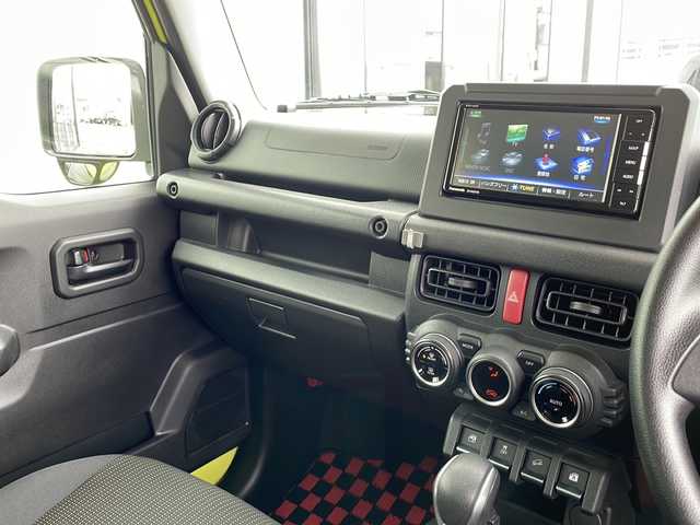 スズキ ジムニー XL 山形県 2021(令3)年 3.7万km キネティックイエロー 禁煙車/ワンオーナー/4WD/横滑り防止装置/ダウンヒルアシストコントロール/社外SDナビ/（Bluetooth/CD/DVD/フルセグ)/バックカメラ/フォグランプ/前後ドライブレコーダー/DN席シートヒーター/ＥＴＣ/純正AW/電動格納ミラー/スマートキー×2/エンジンスターター/保証書/取扱説明書/ナビ説明書