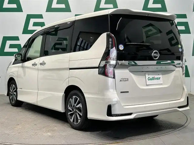 日産 セレナ ハイウェイスター 鹿児島県 2020(令2)年 4.7万km ブリリアントホワイトパール 純正ＳＤナビ【ＭＭ３１９Ｄ－Ｗ】　/アラウンドビューモニター　/プロパイロット　/ブラインドスポットモニター　/電動パーキングブレーキ　/オートブレーキホールド　/革巻きステアリング　/ステアリングリモコン　/純正ドアバイザー/電動格納ミラー/純正前方ドライブレコーダー【DJ4-D】/社外後方ドライブレコーダー/LEDヘッドライト