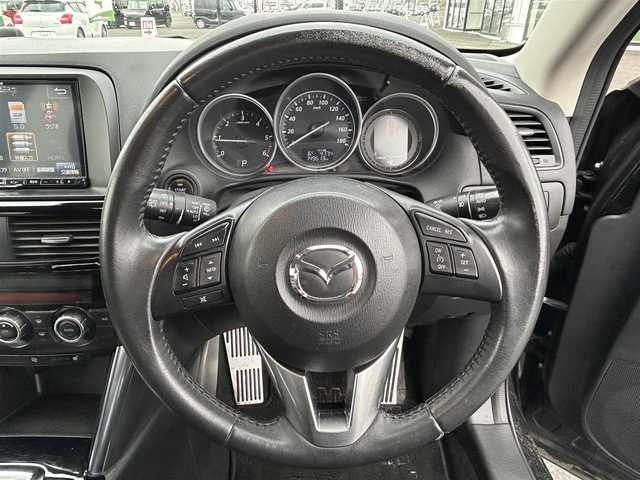 マツダ ＣＸ－５ XD Lパッケージ 道央・札幌 2014(平26)年 14.9万km ジェットブラックマイカ ４WD/社外SDナビ/バックカメラ/ETC/電格ミラー/ウィンカーミラー/シートヒーター/プッシュスタート/スマートキー/レザーシート/ステアリングスイッチ/クルーズコントロール/AAC/サンルーフ/衝突被害軽減ブレーキ/AFS